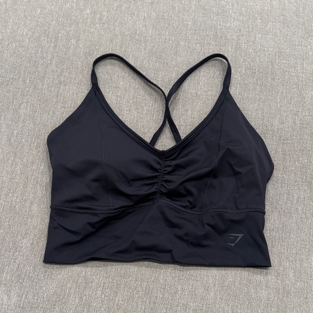 Gymshark Black Crop Top